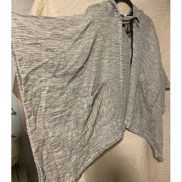 Poncho Style Lounge Hoodie - Picture 3 of 7